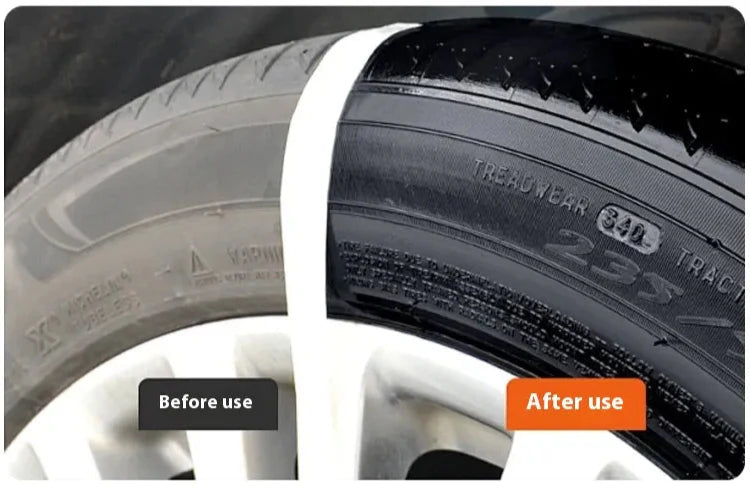 Tire Shine + Brush Kit