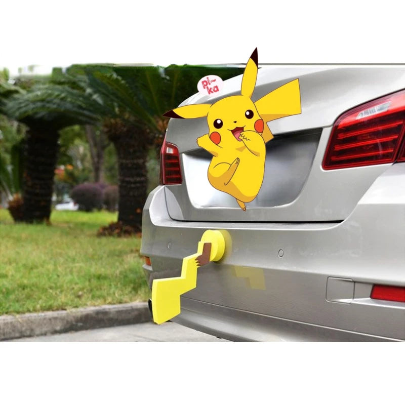 3D Cartoon Car Tail and Ears