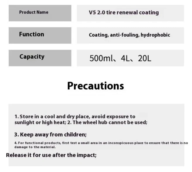 Tire Shine + Brush Kit