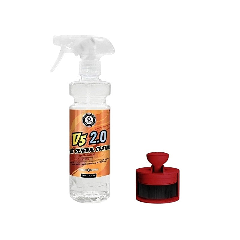 Tire Shine + Brush Kit