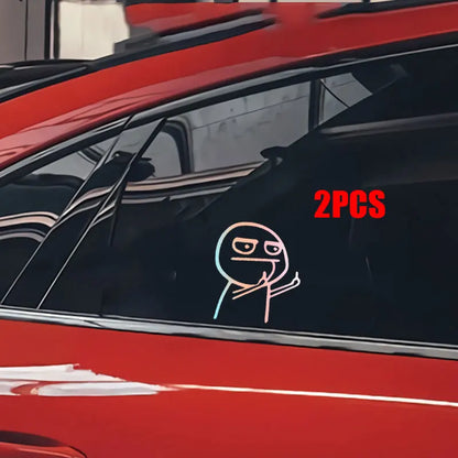 Creative Middle Finger Sticker