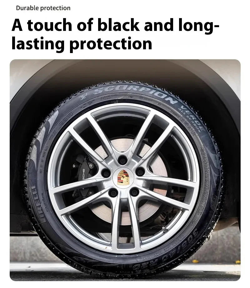 Tire Shine + Brush Kit